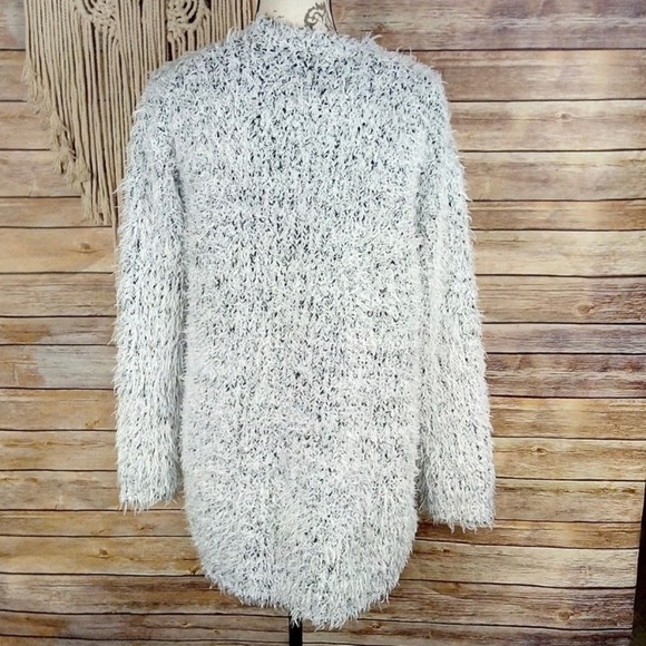 Nordstrom | Kensie White Eyelash Cardigan Sweater - Picture 4 of 8